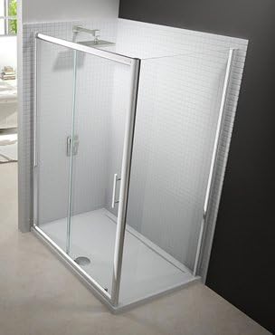 Merlyn Series 6 M68291 Clear Glass Sliding Door without Mstone Tray