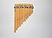 Professional Peru Treasure Standard Size Curved Antara Pan Flute 13 Pipes Case Included
