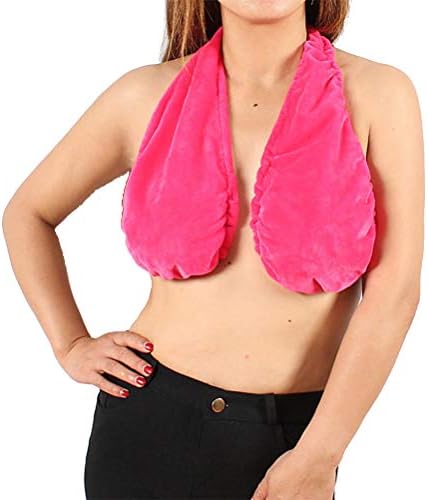 LYXPUZI Special Towel Towel Style Bra Stops Under-Breast Comfortable Women Underwear -Bra Boob Sweat Dripping Towel (Color : E, Size : L)