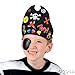 Fun Express Fabulous Foam Black Pirate Hat Craft Kit for Kids - Fun Pirate Hats Perfect for Parties, School Projects, or Themed Events - 12 Pieces