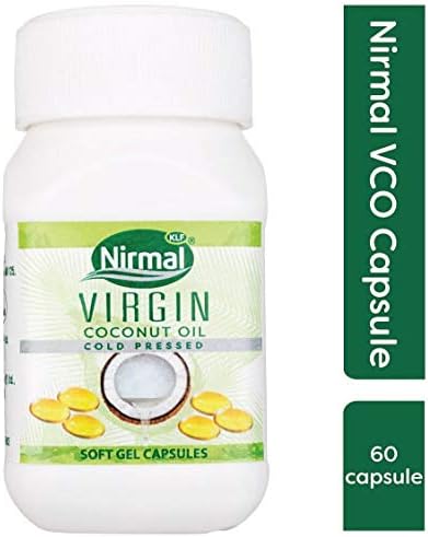 KLF Nirmal Virgin Coconut Oil Capsules - 60 Soft gels