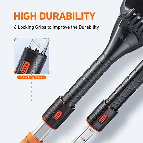 thumbnail image 2 of Astroai 47.2 Inch 2-in-1 Snow Scraper Snow Broom And Detachable Ice Scraper For Cars Trucks Suvs 2 of 10