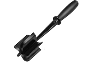 Meat Chopper Multifunctional Ground Masher with 5 Curve Blade Nylon Hamburger Utensil Cooking Tool Non-Stick Mix Chopper for 