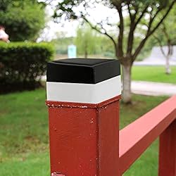 Carkio LED Fence Post Caps Solar Post Lights Warm