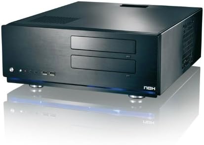 NOX Xtreme Media 2 ATX – Caja de Ordenador, Color Negro: Amazon.es: Informática