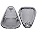 HERCOO Somke Roof Cab Marker Lights Lens w/LED Bulbs Aftermarket Replacement Compatible with F150 F250 F350 F450 F550 Super Duty (Qty:5)