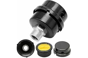XHBAN HL018200AV Air Compressor Silencer Filter Metal 20mm Thread (1/2"PT 20mm) Fits Campbell Hausfeld Husky Sears Air Compressor