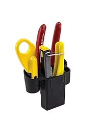 Klein Tools VDV011 852   Kit de instalación de coaxial en bolsa de cadera moldeada (incluye cortador de cables, pelacables radiales y cortador de cables)