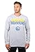 Ultra Game NBA Official Men’s Super Soft Supreme Long Sleeve T-Shirt - Unisex, Golden State Warriors, Heather Gray, Medium
