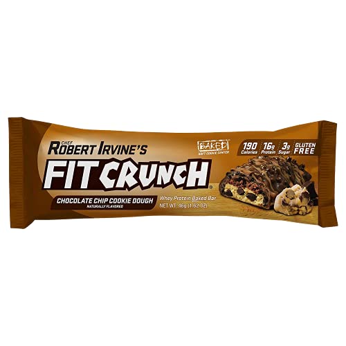 FITCRUNCH Protein Bar Sample Box, Protein Bar Snack Box, Gluten Free (7