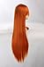 COSPLAZA Cosplay Wigs Straight Long Orange Anime Hair Synthetic Wig