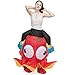 Spooktacular Creations Inflatable Ride an Octopus Air Blow-up Deluxe Halloween Costume - Adult Size