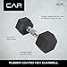 CAP Barbell Coated Hex Dumbbell Weights, Pair