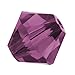 Swarovski Crystal, #5328 Bicone Beads 4mm, 24 Pieces, Amethyst
