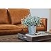 Jitsu Goods Fabric Lined Wooden Decorative Ottoman Tray | Kitchen Breakfast Serving with Cutout Wood Handles | Black & White Boho Pattern | Coffee Table Home Decor | Rustic Decorative Farmhouse Design