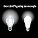 Dusk to Dawn LED Light Bulb ETL listed Indoor/Outdoor Lighting, Photocell Sensor,Auto Turn On/Off,60W Halogen Edison Equivalent,8W, 800lm,Warm white(2700K),AC120V ,for Garden,Garage (Pack of 3)