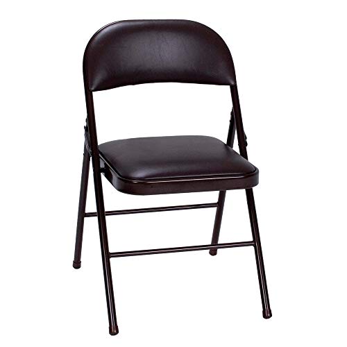 Cosco-Vinyl-Folding-Chair-4-Pack-Black