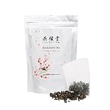 Yan Hou Tang Organic Taiwan Pure Classic Oolong Tea bags Dong Ding Herb Grey Gunpodwer Full Loose Leaf Made - 20 Counts Half Fermented Coke Aroma Flavor Taste Formosa High Mountain Chinese Wulong