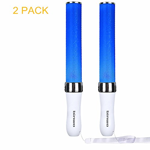 BINWO LED Glow Light Sticks, LED Flashing Light Sticks 15 Multicolor Concert Flashing Stick Come Batteries, Best Festivals, Parties, Concerts, Birthdays, Camping, Children Toy