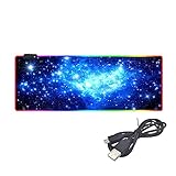 N\C R G B Backlit Gaming Mouse Pad Large Computer