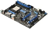 MSI 870A Fuzion Motherboard AM3 AMD770 SATA3 USB3.0 DDR3 ATX view 4
