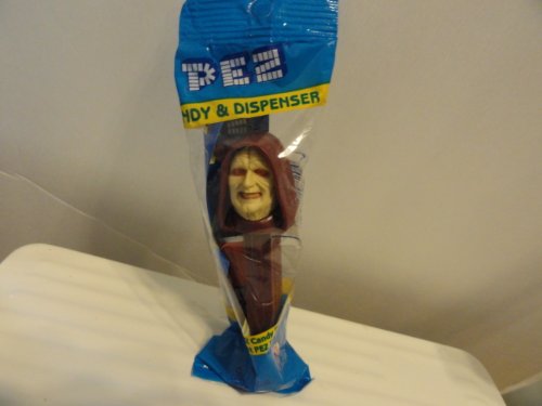 Star Wars Emperor Palpatine Pez Dispenser with One Candy