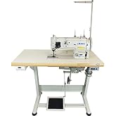 Juki DNU-1541S Industrial Sewing w/Safety Mechanism DNU 1541 Walking Foot Needle Feed,servo Motor,Table,lamp. DIY.