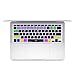 Dogxiong Logic Pro X Functional Shortcut Silicone Keyboard Cover Skin for MacBook Air 13 inch(No-Touch ID) ; for MacBook Pro 13, 15 (2015 Before)