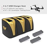 Goolsky Attop XT-1 3 in 1 USB Charger Seat 3.7V 800mAh Lipo Battery Charger XT-1 RC Quadcopter Training Drone