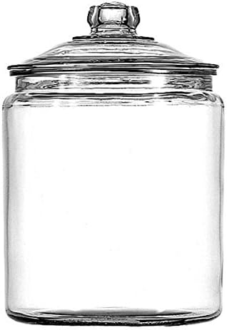 Candy Cookie jar Heritage Hill Glass 0.5 Gallon Storage Jar