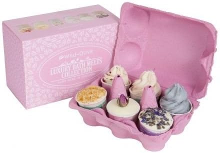 Set of 6 Assorted Wild Olive Bath Melts