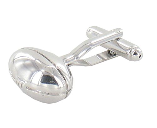Mens Gift Designer Cufflinks Rugby Ball - Make An Ideal Rugby Players Gift