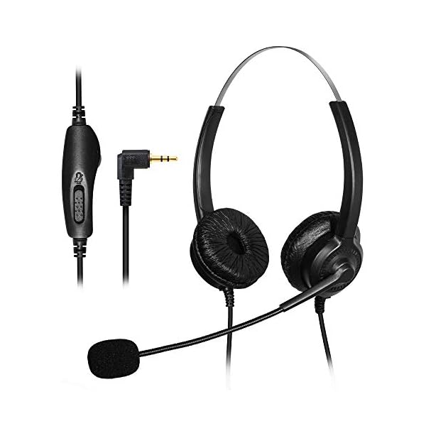 TWOTW-Binaural-Telephone-Call-Centre-Headset-with-25-mm-Headphone-Jack-Noise-Cancelling-Microphone-Volume-Mute-Controls-for-Specific-Landline-Model-Phones TWOTW Binaural Telephone Call Centre Headset with 2.5 mm Headphone Jack Noise Cancelling Microphone Volume Mute Controls…