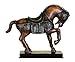 Benzara Polystone Tang Horse Unique Table Accent Animal Statue