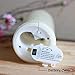 3D Moving Flame Led Candle With Timer, Pillar Flamless Candle for Christmas Decoration, 3x7 Inch, Ivory