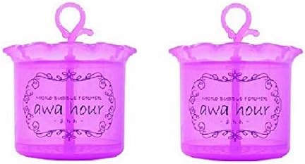 マイクロバブルフォーマー Awa Hour あわわ 洗顔泡立て器 2個セット ピンク 代引き不可