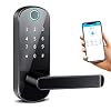 Smart Lock,Bluetooth Enabled Fingerprint and Touchscreen Electronic Door Lock|Smartphone App Unlock|Keyless Entry|Auto…