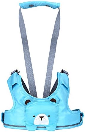 UHMei Toddler Cartoon Animal Soundable Walking Safety Harness 3 in 1 Adjustable Kids Walking Rein Leash Strap Belt Keeper (Blue)