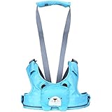 UHMei Toddler Cartoon Animal Soundable Walking Safety Harness 3 in 1 Adjustable Kids Walking Rein Leash Strap Belt Keeper (Blue)