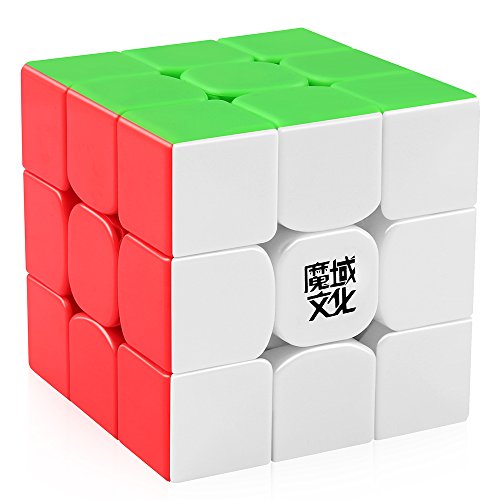 D-FantiX Moyu Weilong GTS V2 M Magnetic Speed Cube 3x3 Stickerless, Weilong GTS2 M Magic Cube Puzzle (Best Speed Cube Method)