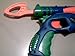 2003 Hasbro Nerf Tech Target Dart Tag Foam Dart Guns Blaster Toys Single Shot (Requires Darts for This Particular Dart Gun)(blue/green/orange Color Version)
