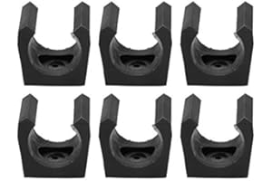 KEENSO Pool Cue Holder, 6 Pcs Portable Pool Cue Holder Billiards Cue Rack Billiards Pool Cue Single Holder Wall Mount Organizer