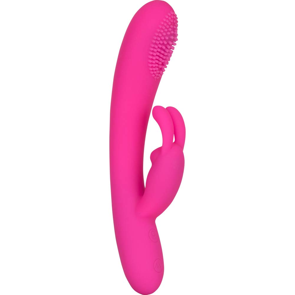 California Exotic Novelties Embrace Massaging Rabbit, Pink