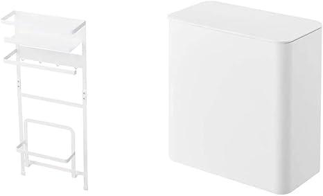 Amazon 山崎実業 収納ラック 洗濯機横マグネット収納ラック プレート ホワイト 3309 マグネット洗濯洗剤ボールストッカー ホワイト 約17x9 5x17cm タワー ジェルボール ストッカー 4266 セット買い フック オンライン通販