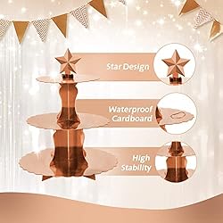 5 Pieces Dessert Table Display Set, DAFURIET