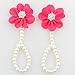 Vimbo Pearl Barefoot Sandals, 7 Pairs Adorable Baby Girl Barefoot Sandals - 7 Pairs of Lovely Flower Foot Jewelry for 3 Months to 4 Years Old