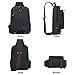 S-ZONE Sling Bag for Men Chest Shoulder Gym Backpack Sack Satchel Outdoor Crossbody Pack