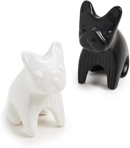 Amazon.com: Jonathan Adler Poodles Salt & Pepper Shakers, Black 