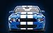 Radio Remote Control 1/14 Ford Mustang Shelby GT500 RC Model Car (Blue)
