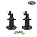 (2 pcs Black) 10cm Security Camera Wall Mounts for Arlo Camera Mount for Netgear Dropcam Arlo Q Pro HD GO CCTV Screw Wall Adjustable Swivel 360 Degree Outdoor Indoor Anti Theft Ceiling Mount By Sully